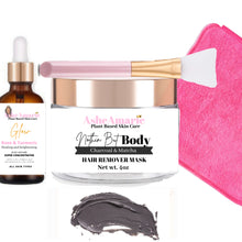 Load image into Gallery viewer, Matcha and Charcoal Hair removal cream and mask