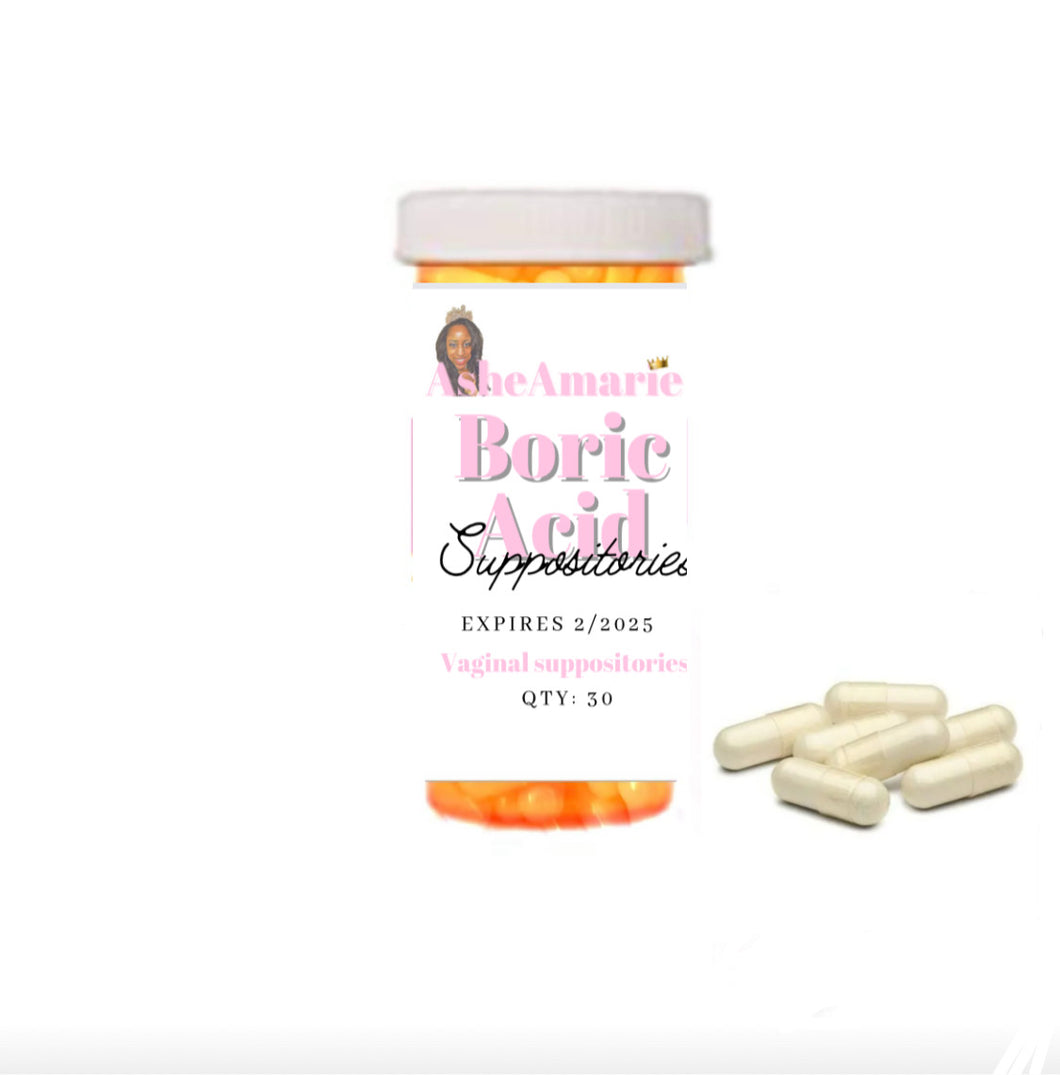 New! Boric acid suppositories