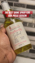 Load and play video in Gallery viewer, Perfectly Silked heat protectant shine spray

