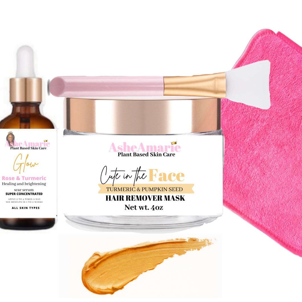 Turmeric Facial Hair removal cream and mask